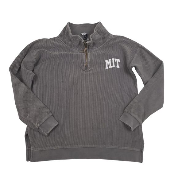 Chicka-d Men's MIT 1/4 Zip & Crewneck Sweatshirt Bundle Sz Small Gray & Cream - Picture 9 of 16